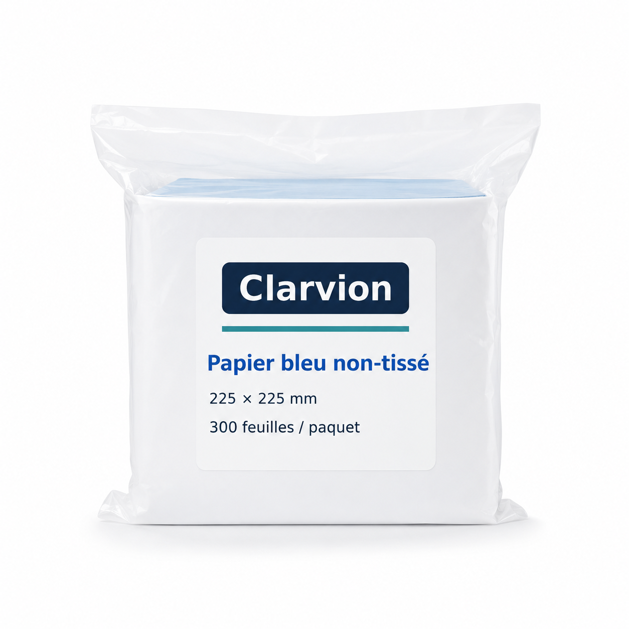 Clarvion papier bleu non-tissé 225 x 225 mm, 300 feuilles